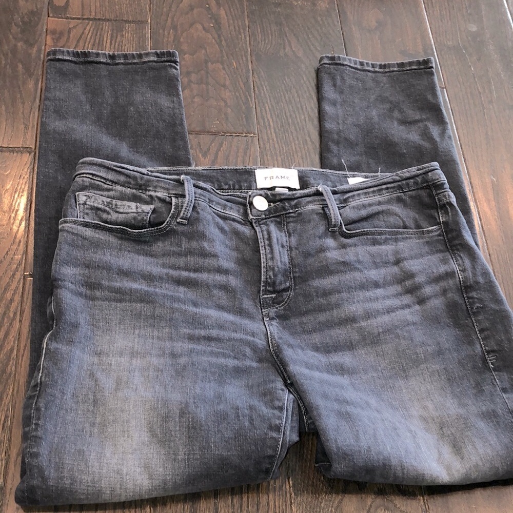FRAME le garçon jeans black oak color size 29